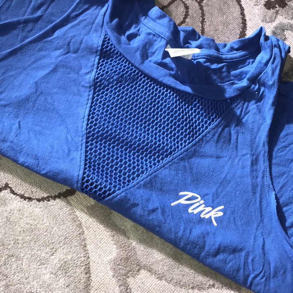 Tank top with mesh